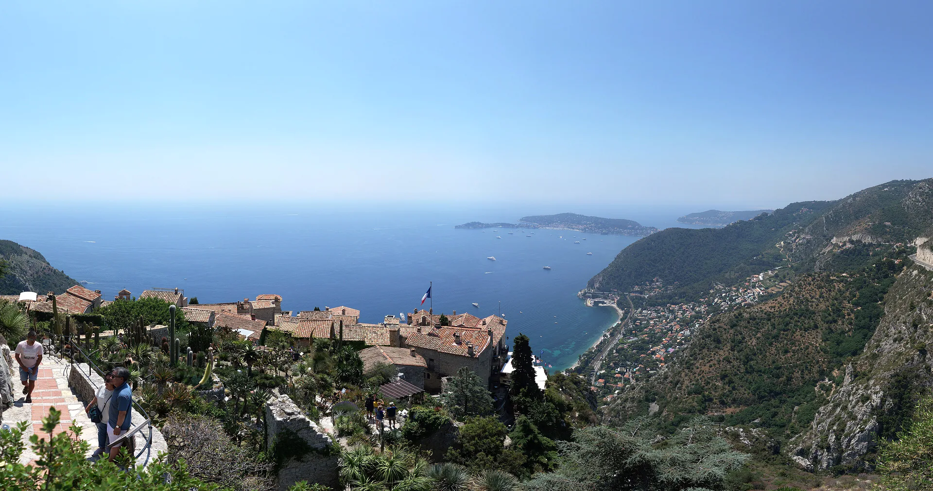 French Riviera coastal scenery